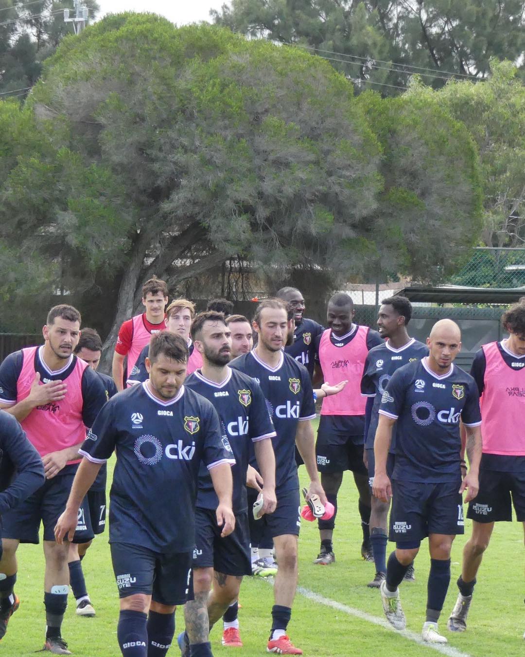 ANSC senior squad in training